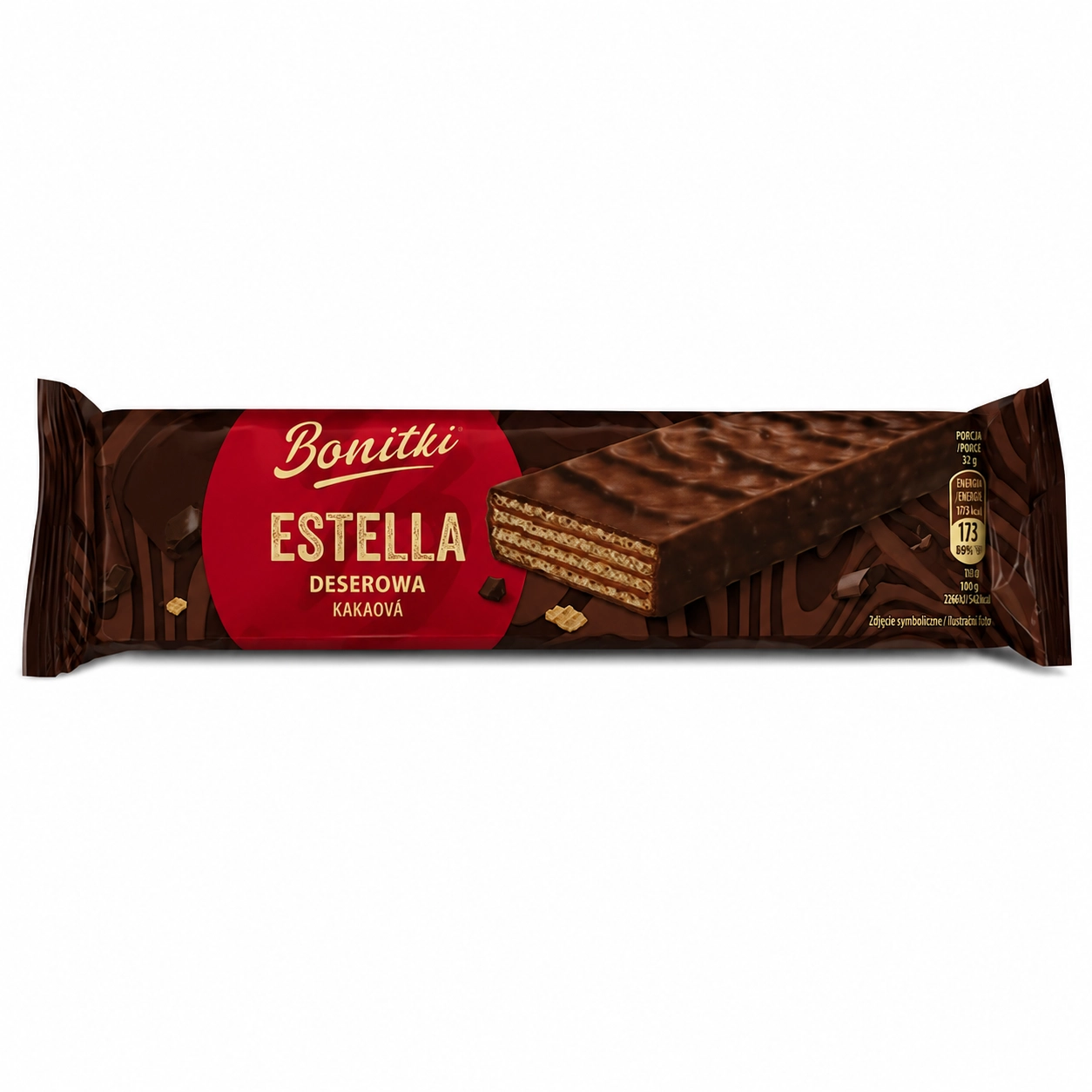 Вафлі зі смаком шоколаду Estella 50 г.