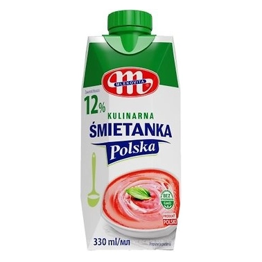 Вершки 12% Mlekovita 330мл.