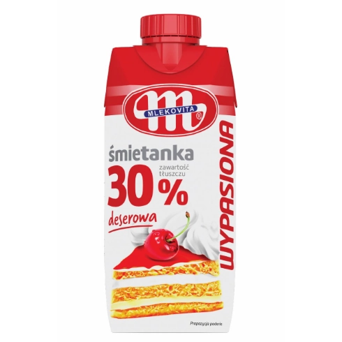 Вершки 30% Mlekovita 330мл.